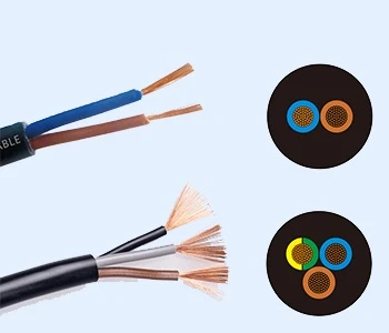 Rund kabel for elektriske apparater